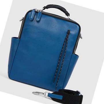 Sac À Main Ecco CERAMIC TECH-BAG COMPACT Femme Bleu | FR 327BEX